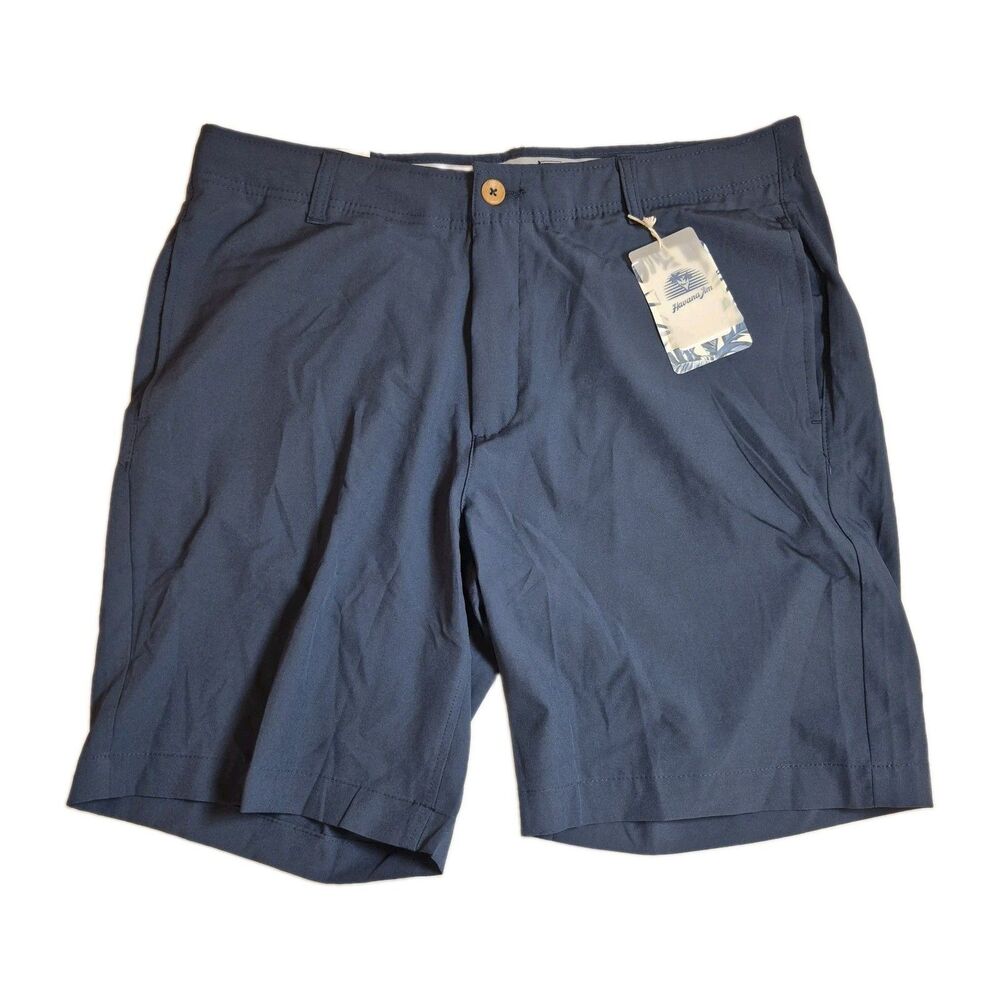 Havana Jim Men's Hybrid Shorts Size 34 Navy Lightweight Quick Drying Comfort